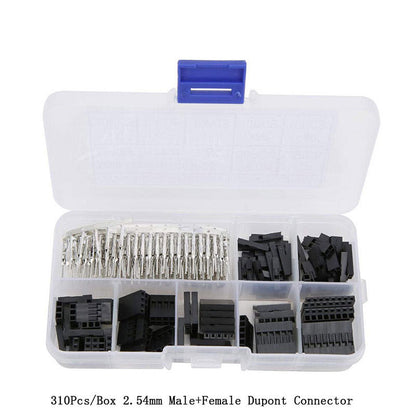 Dupont Connector 2.54mm, Dupont Cable Jumper Wire Pin Header Housing Kit 620pcs 310pcs