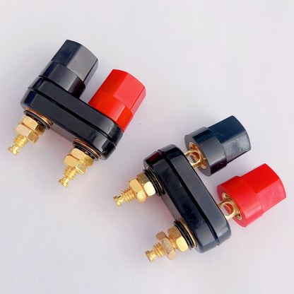 Fulabs 1pcs Banana Plugs Couple Terminals Amplifier  (PER PIECE) Speaker Terminal Binding Post