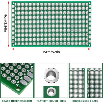 FR4 Universal Protoboard PCB - Double Sided
