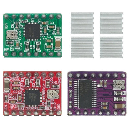 Stepper Motor Driver Stepstick A4988 Drv8825 With Heat Sink Carrier Reprap Ramps 3D Printer Parts & Accessories