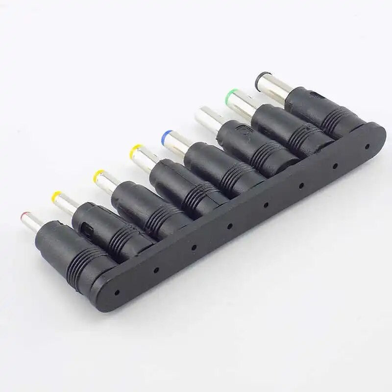 Fulabs DC 5.5X 2.1 MM Female Socket Adapter Connectors to Male Jack Plug Power Adaptor 8 pcs set