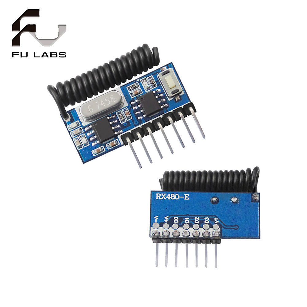 Fulabs Wireless 433Mhz RF Module Receiver and Transmitter Remote Control Receiver Module