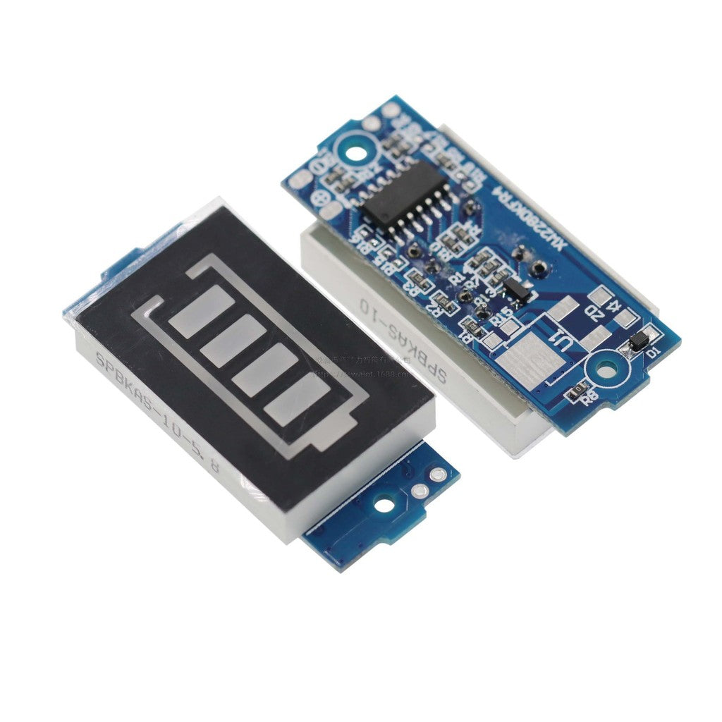 Fulabs Lithium 18650 Battery Pack Power Indicator Board 1S / 2S / 3S / 4S