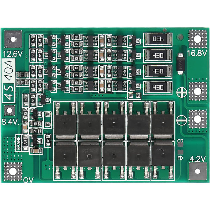 3S/4S 40A 60A Li-ion Lithium Battery Charger Protection Board 18650 BMS For Drill Motor 11.1V 12.6V/14.8V 16.8V Enhance/Balance