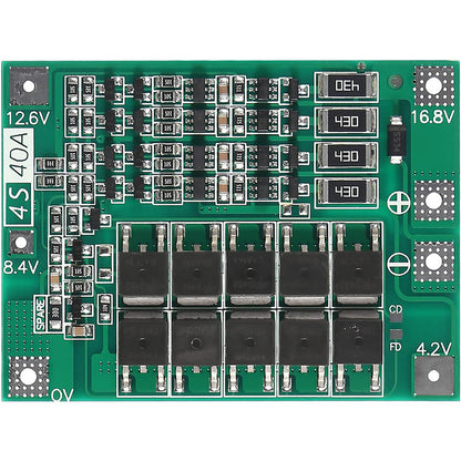 3S/4S 40A 60A Li-ion Lithium Battery Charger Protection Board 18650 BMS For Drill Motor 11.1V 12.6V/14.8V 16.8V Enhance/Balance