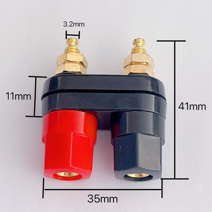 Fulabs 1pcs Banana Plugs Couple Terminals Amplifier  (PER PIECE) Speaker Terminal Binding Post