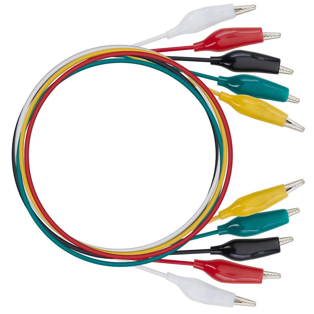 50cm Large medium small Alligator Clips Double ended Crocodile Clips Cable Wire Testing