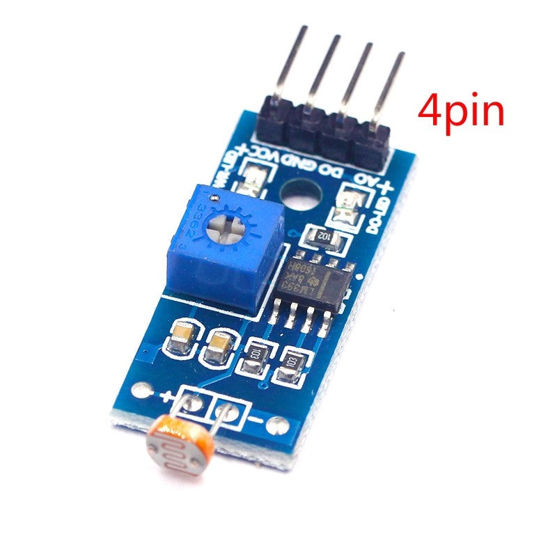 Photosensitive brightness resistance sensor module Light intensity detect 3pin 4pin For Arduino