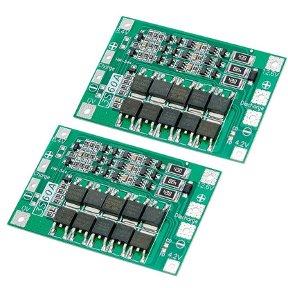 3S/4S 40A 60A Li-ion Lithium Battery Charger Protection Board 18650 BMS For Drill Motor 11.1V 12.6V/14.8V 16.8V Enhance/Balance