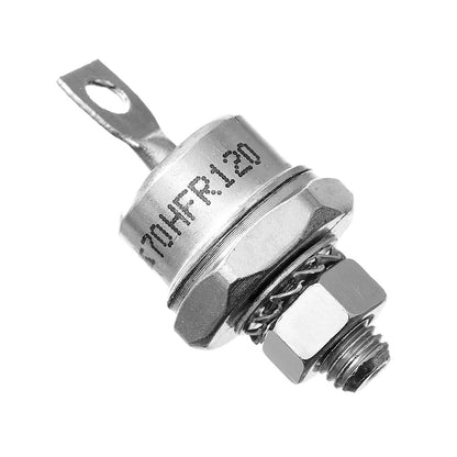 1 Pcs 70HF120 70A 1200V High Power Rectifier Metal Stud Type Rectifier Diodes Accessories