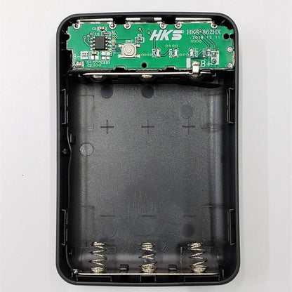 3/8*18650 Power Bank Case Battery Holder Micro Dual USB Type C Charge DIY Shell Battery Storage Box