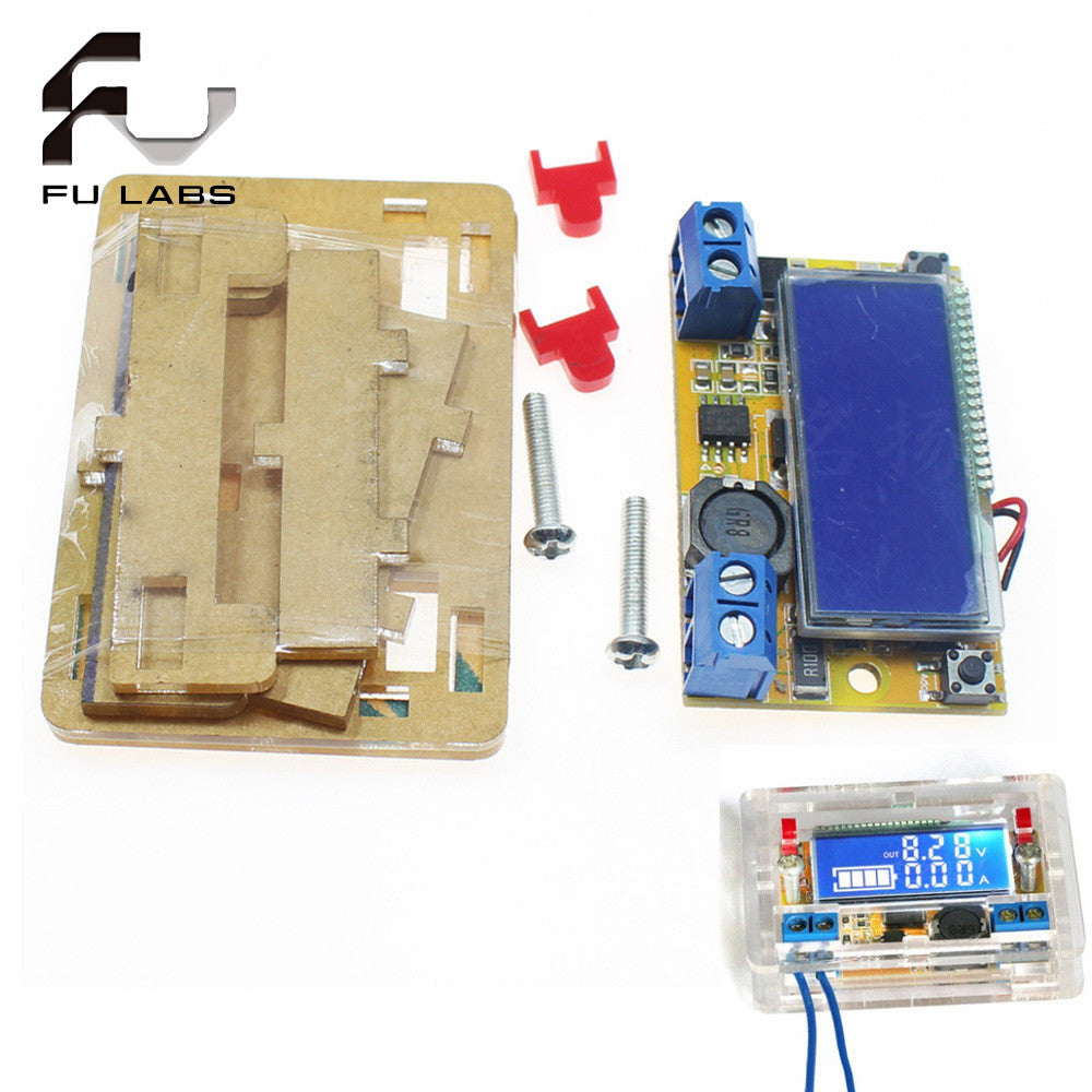 Dual Display 3A Step Down Power Supply Buck Converter Adjustable LCD Step-down Voltage Regulator DC-DC 5-23V To 0-16.5V