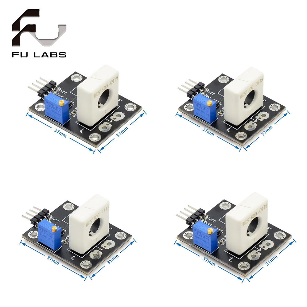 WCS1700 Hall Current Sensor Module 35A/70A with Overcurrent Protection ...