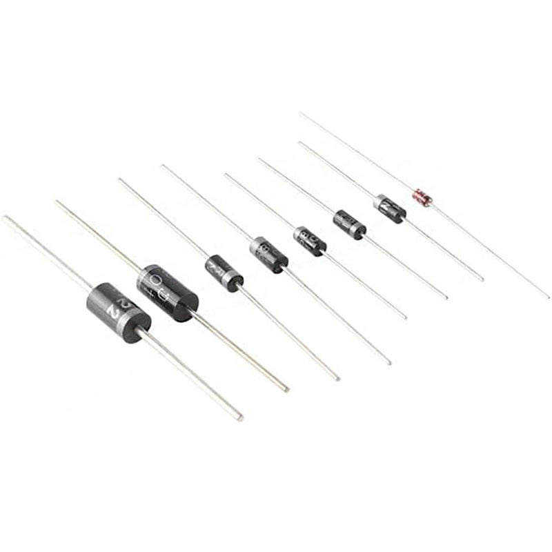100pcs Diode Assorted Kit 8 Values DIY Electronic Components Diode Assortment Standard Recovery Power Rectifier Diode1N4148 1N4007 FR107 FR207 1N5819 1N5399 1N5408 1N5822