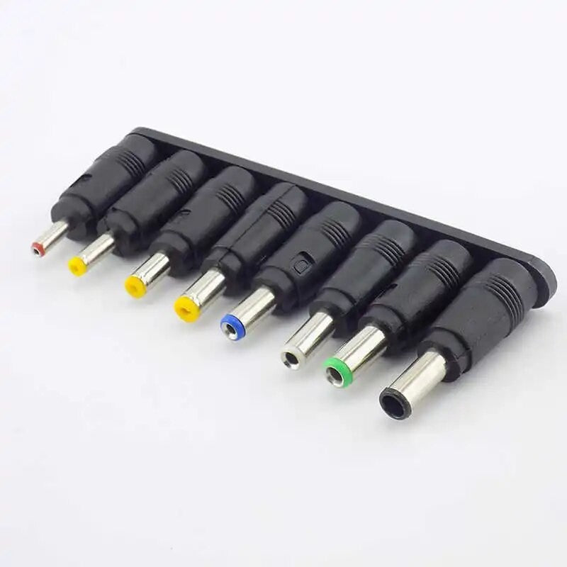 Fulabs DC 5.5X 2.1 MM Female Socket Adapter Connectors to Male Jack Plug Power Adaptor 8 pcs set