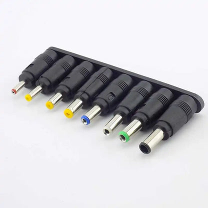 Fulabs DC 5.5X 2.1 MM Female Socket Adapter Connectors to Male Jack Plug Power Adaptor 8 pcs set