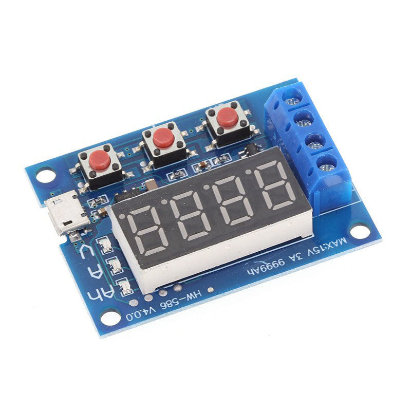 1pcs ZB2L3 Battery Tester LED Digital Display 18650 Lithium Battery Power Supply Test Resistance Lead-acid Capacity Discharge Meter