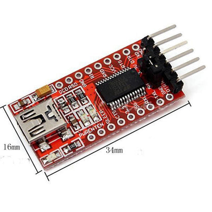 1pcs FT232RL FTDI USB 3.3V 5.5V To TTL Serial Adapter Module for Arduino FT232 Pro Mini USB TO TTL 232
