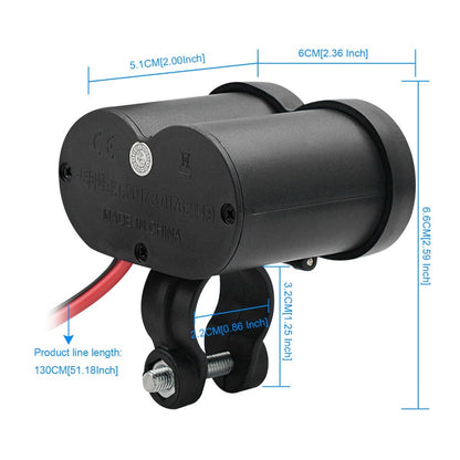 5V2A Small Motorcycle Telescope type Charger Waterproof USB Motor Charger