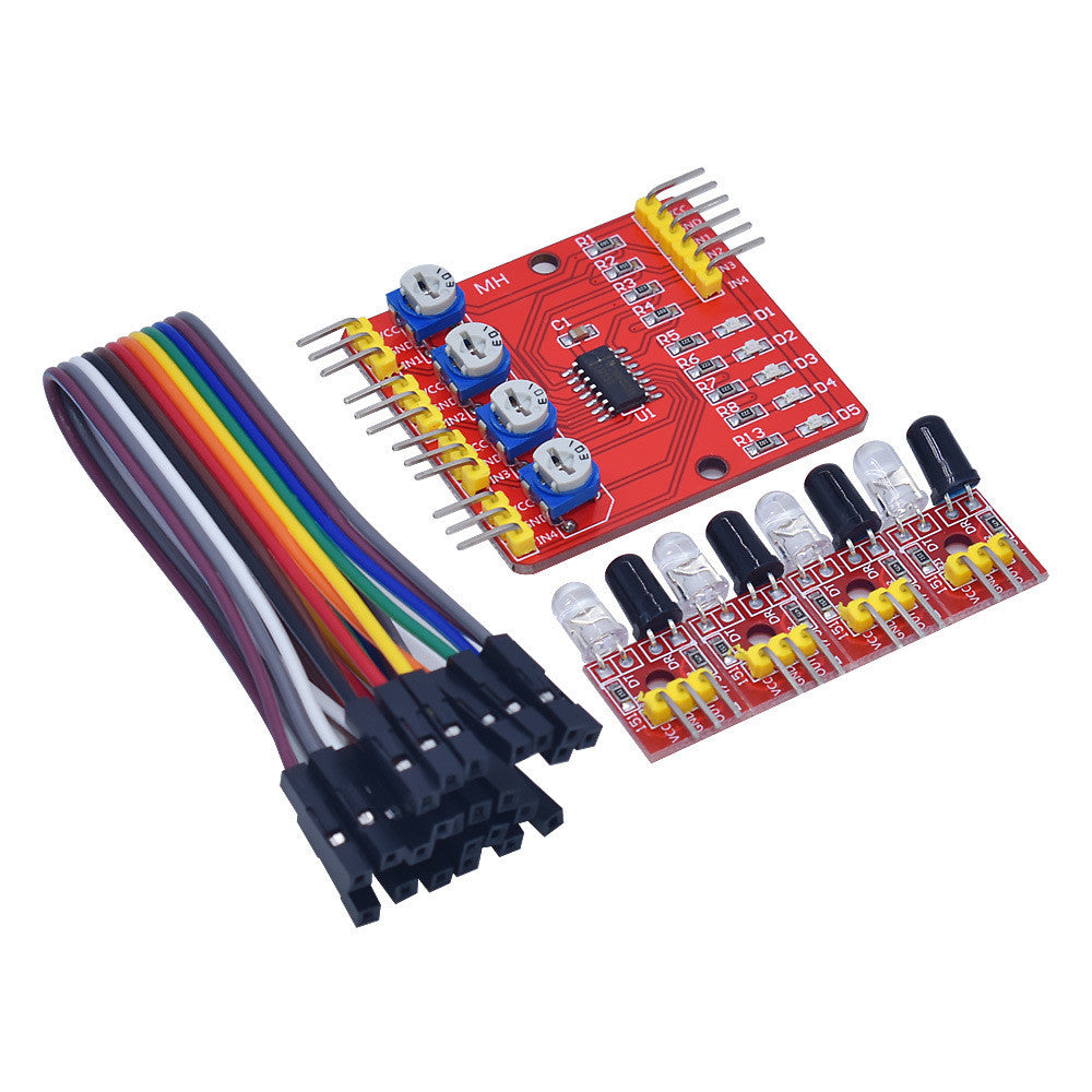 Infrared IR Line Tracing Obstacle Avoidance For Sensor Module Infrared IR Proximity Sensor module for Arduino Raspberry Pi