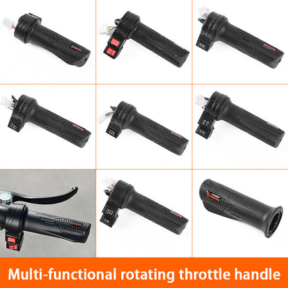 E-Bike Twist Throttle Universal Electric Scooter Parts Speed Handlebar Throttle 12V 24V Electric Twist Throttles 36V 48V Cycling Throttle Grip