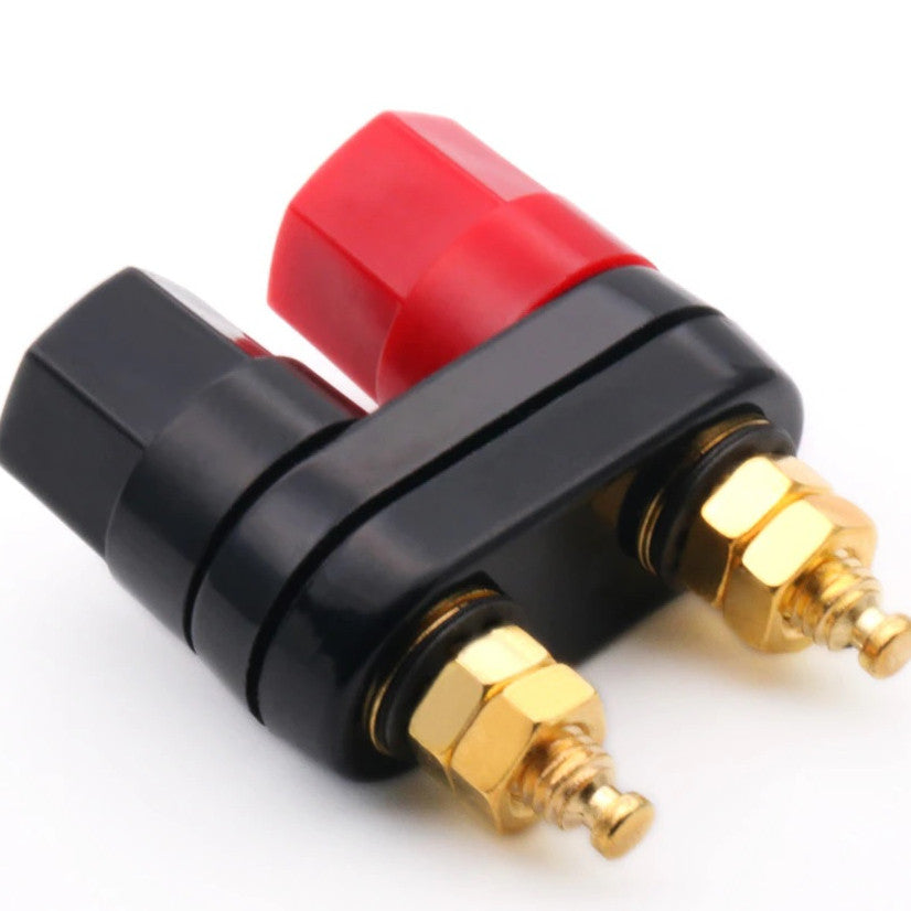 Fulabs 1pcs Banana Plugs Couple Terminals Amplifier  (PER PIECE) Speaker Terminal Binding Post