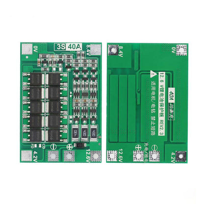 3S/4S 40A 60A Li-ion Lithium Battery Charger Protection Board 18650 BMS For Drill Motor 11.1V 12.6V/14.8V 16.8V Enhance/Balance