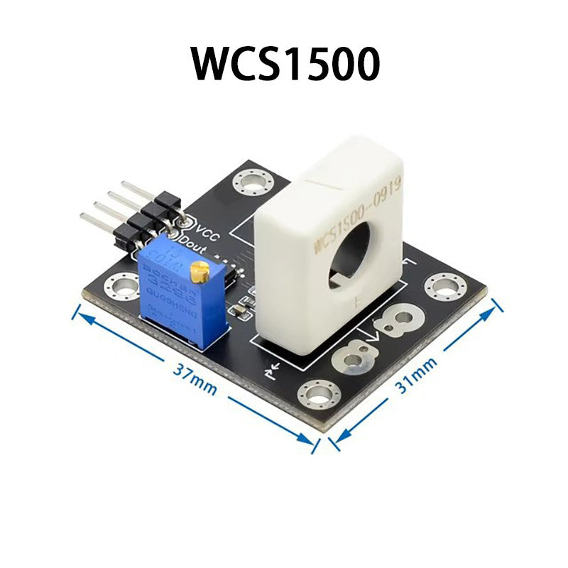 Hall current sensor adjustable 35A 70A short circuit overcurrent protection module WCS1700 WCS1800 WCS1600 WCS1500