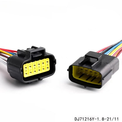 1/2/3/4/6/8/10/12/16Pin Denso Car Sealed Truck Socket Oxygen Sensor Plug Waterproof Electrical Connector Wire Harness With Cable
