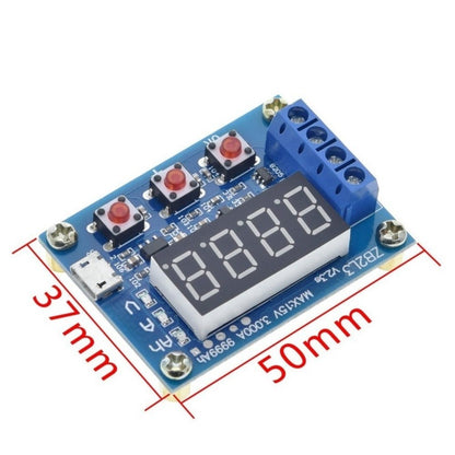 1pcs ZB2L3 Battery Tester LED Digital Display 18650 Lithium Battery Power Supply Test Resistance Lead-acid Capacity Discharge Meter