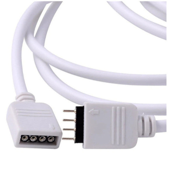 1pcs 4 PIN RGB led connector Extension Cable cord Wire + 4pin connectors for SMD 5050 3528 RGB LED Strip light