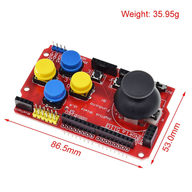 1pcs Joystick Shield for Arduino Expansion Board Analog Keyboard and Mouse Function