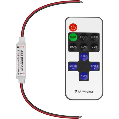 12V Rf Wireless Remote Switch Controller Dimmer For Mini Led Strip Light