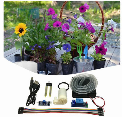 1pcs Automatic Watering System DIY Automatic Irrigation Module Kit Soil Moisture Sensor Garden Drip Kit