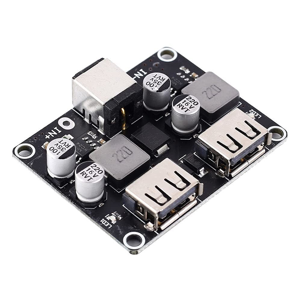 1/2/4Channel QC3.0 QC2.0 USB DC-DC Buck Converter Charging Step Down Module 6-32V 9V 12V 24V to Fast Quick Charger Circuit Board 5V