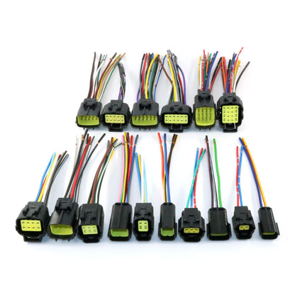 1/2/3/4/6/8/10/12/16Pin Denso Car Sealed Truck Socket Oxygen Sensor Plug Waterproof Electrical Connector Wire Harness With Cable