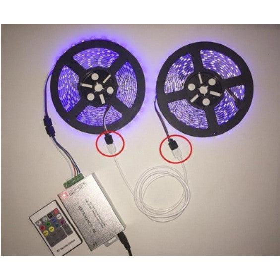 1pcs 4 PIN RGB led connector Extension Cable cord Wire + 4pin connectors for SMD 5050 3528 RGB LED Strip light