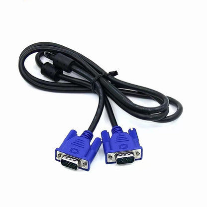1pcs VGA cable male to male 15-pin with premium shielding for high-resolution display 1.5M 3M 5M