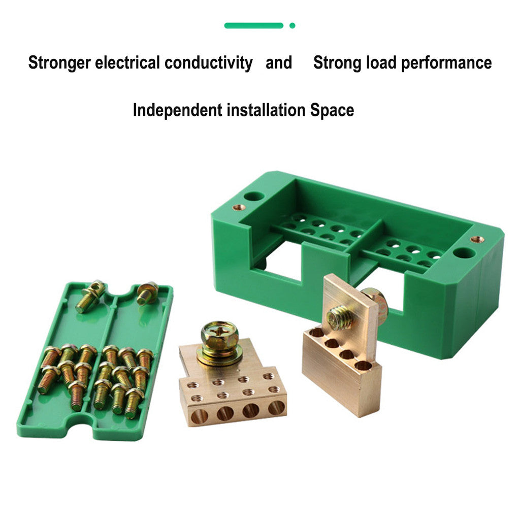 FJ6/JHD 2 IN 4/6/8/12/18 Out Wire Terminal Box Connector Block Household Junction Box Distribution Box Block Wire Connector