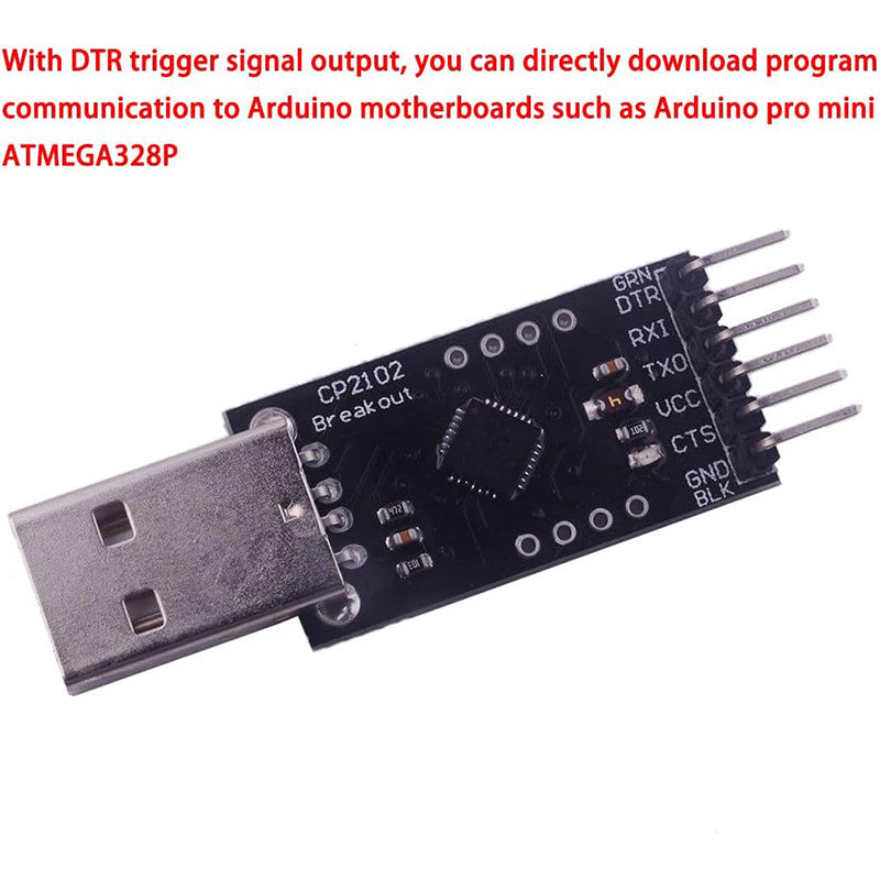 CP2102 USB 2.0 to UART TTL 5PIN Connector Module Serial Converter STC Replace FT232 CH340 PL2303 CP2102 MICRO USB for aduino