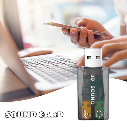 Fulabs 5.1 USB 3D Audio Sound Card Adarpter for PC Desktop Notebook