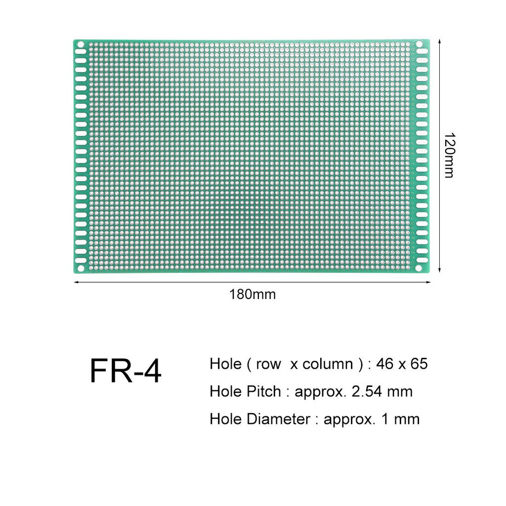 FR4 Universal Protoboard PCB - Double Sided