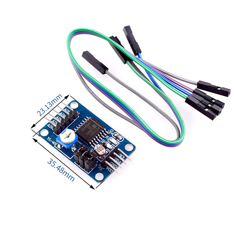 Fulabs PCF8591 AD / DA Conversion of to Digital /Digital-to- Converter Module Temperature Illumination / With Cable