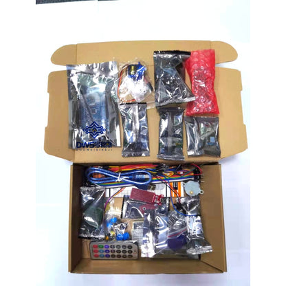 For Arduino UNO R3 RFID Starter Kit Upgraded Version Learning Suite LCD 1602 With Retail Box CH340 2560 R3 kit