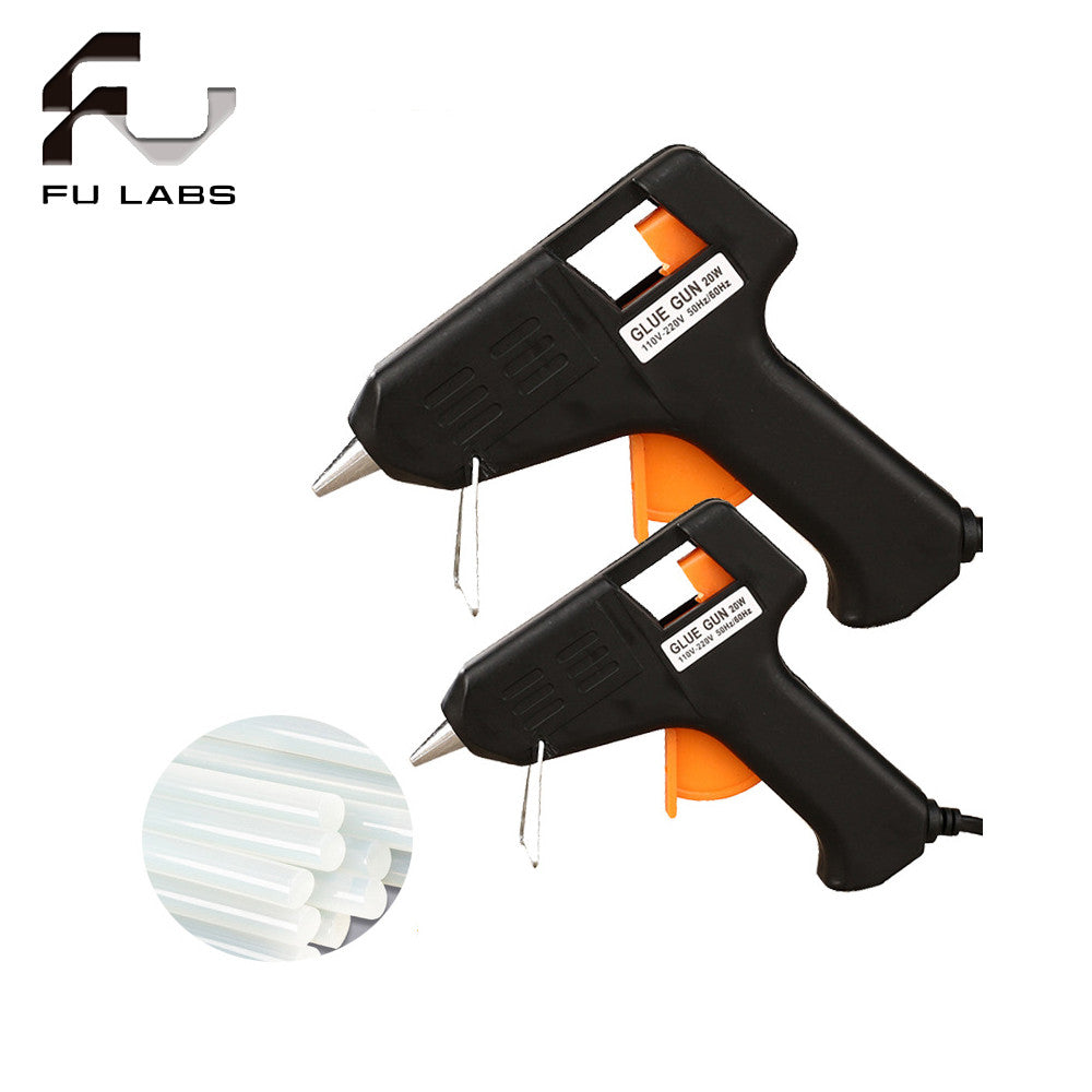 Fulabs Glue Gun 20W | DKIT100 Set | Electric Heating, Portable Hot Melt Gun