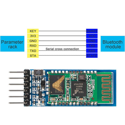 Bluetooth Hc-05 Hc 05 Hc-06 06 Transceiver Rf Wireless Slave Module Rs232 / TTL Compatible board &Original board