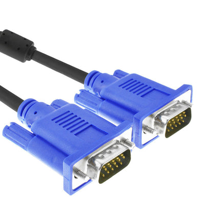 1pcs VGA cable male to male 15-pin with premium shielding for high-resolution display 1.5M 3M 5M