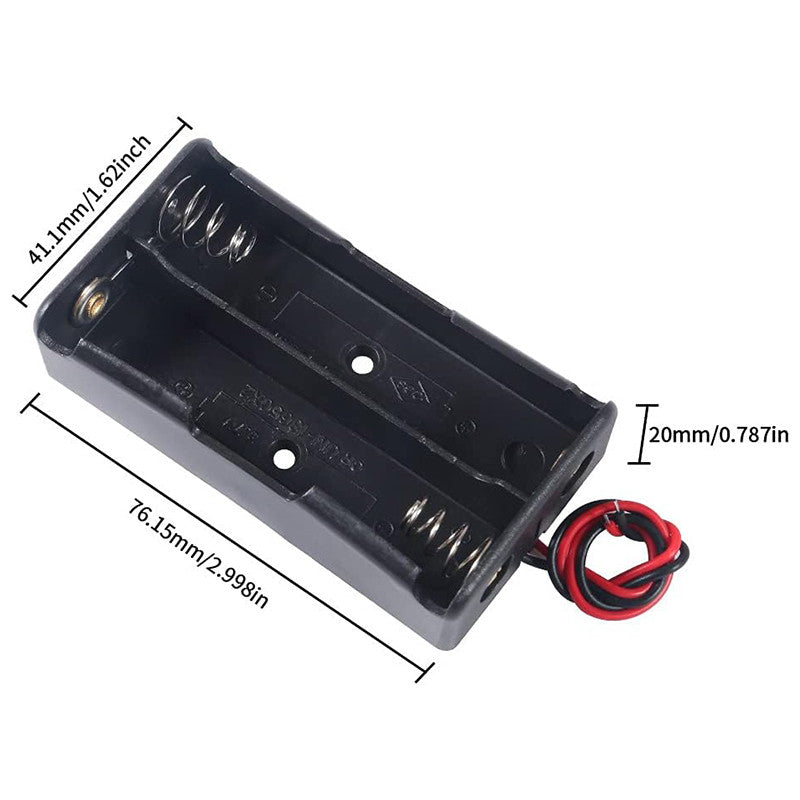 18650 Battery Holder Socket with Wire Multiply Size Options 18650 Series and Parallel Battery Holder Socket
