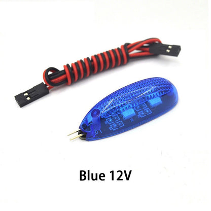 1pcs Intelligent Navigation Light V1 LED Red Green White Blue Wireless for Fixed wing FPV Racing Drone quadcopter LED