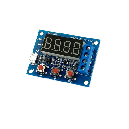 1pcs ZB2L3 Battery Tester LED Digital Display 18650 Lithium Battery Power Supply Test Resistance Lead-acid Capacity Discharge Meter